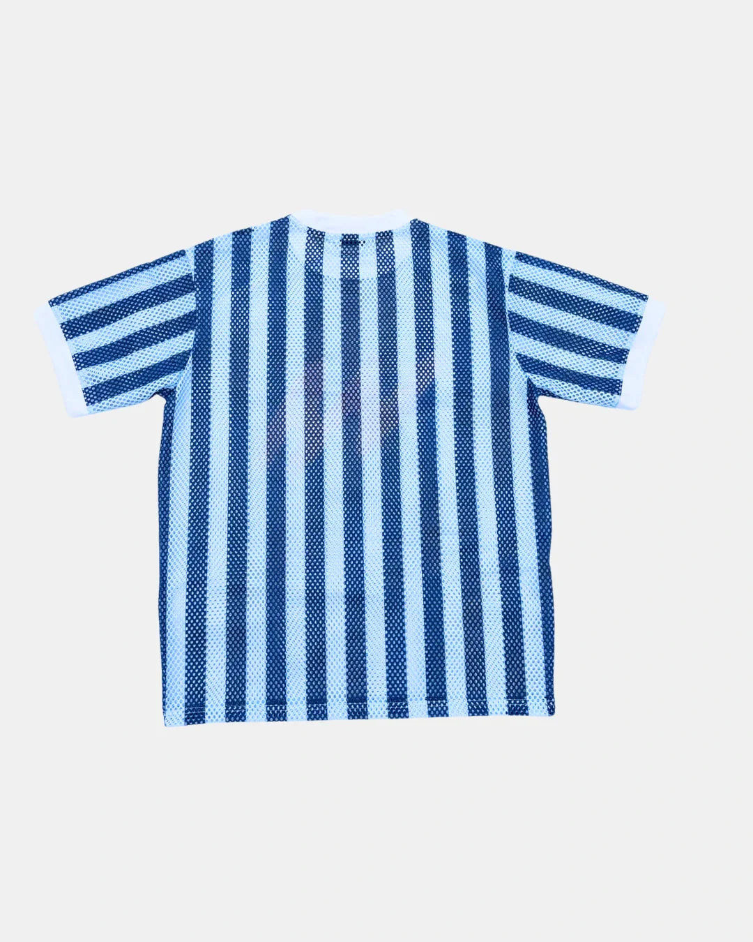 T-shirt Dossard Rayé Wavy Atelier Bleu/Rose