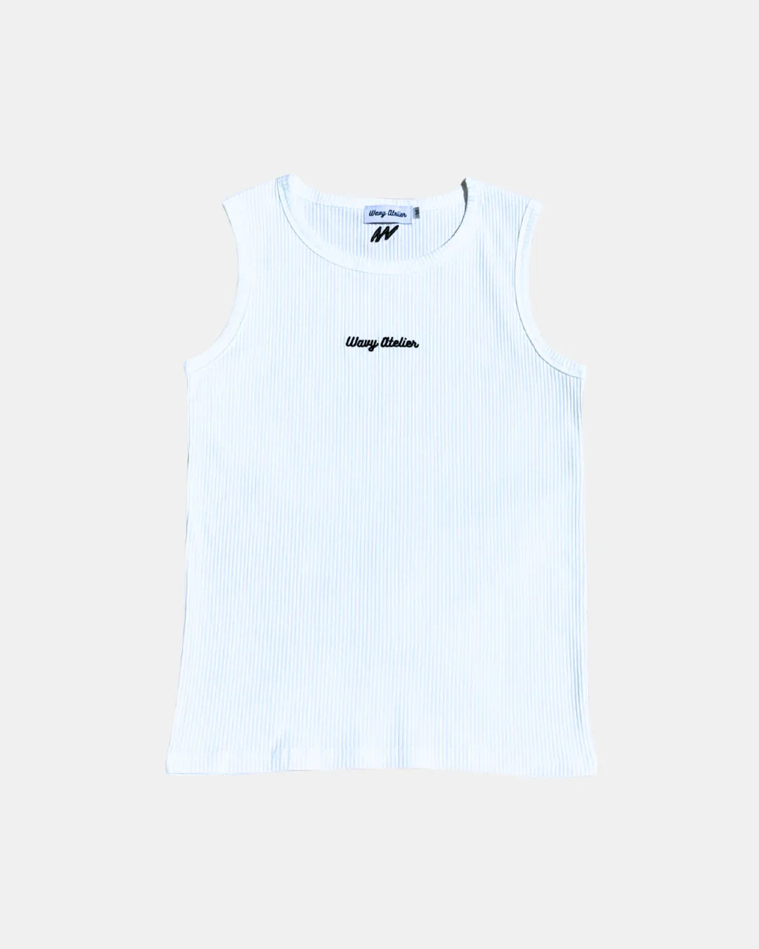 Débardeur Wavy Atelier Blanc – Unisex