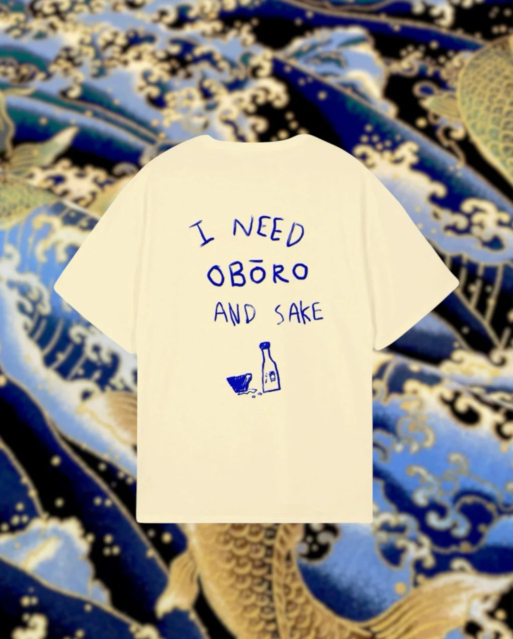 T-shirt oboro "I need sake"