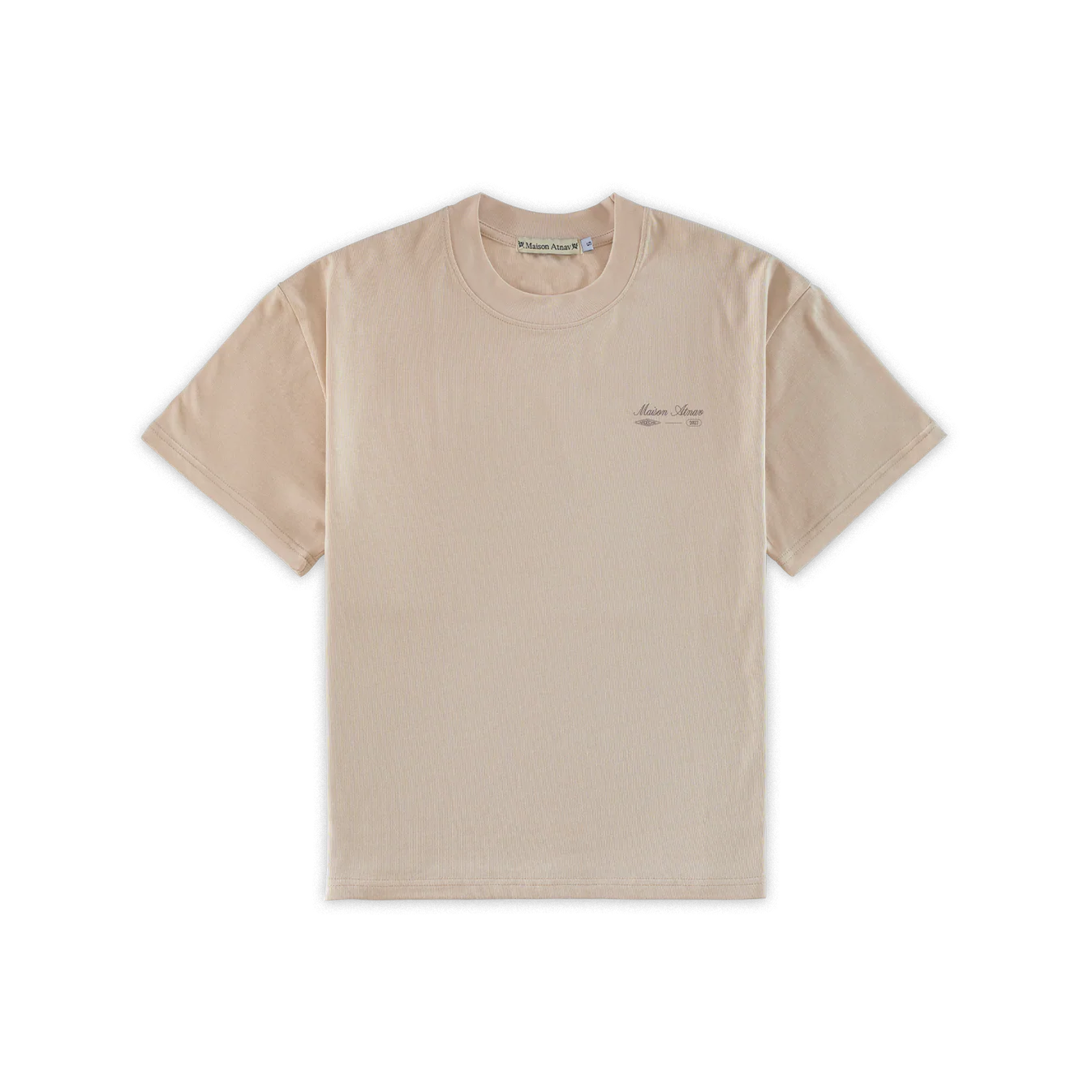 T-shirt beige "Summer Trip" – Maison Atnav