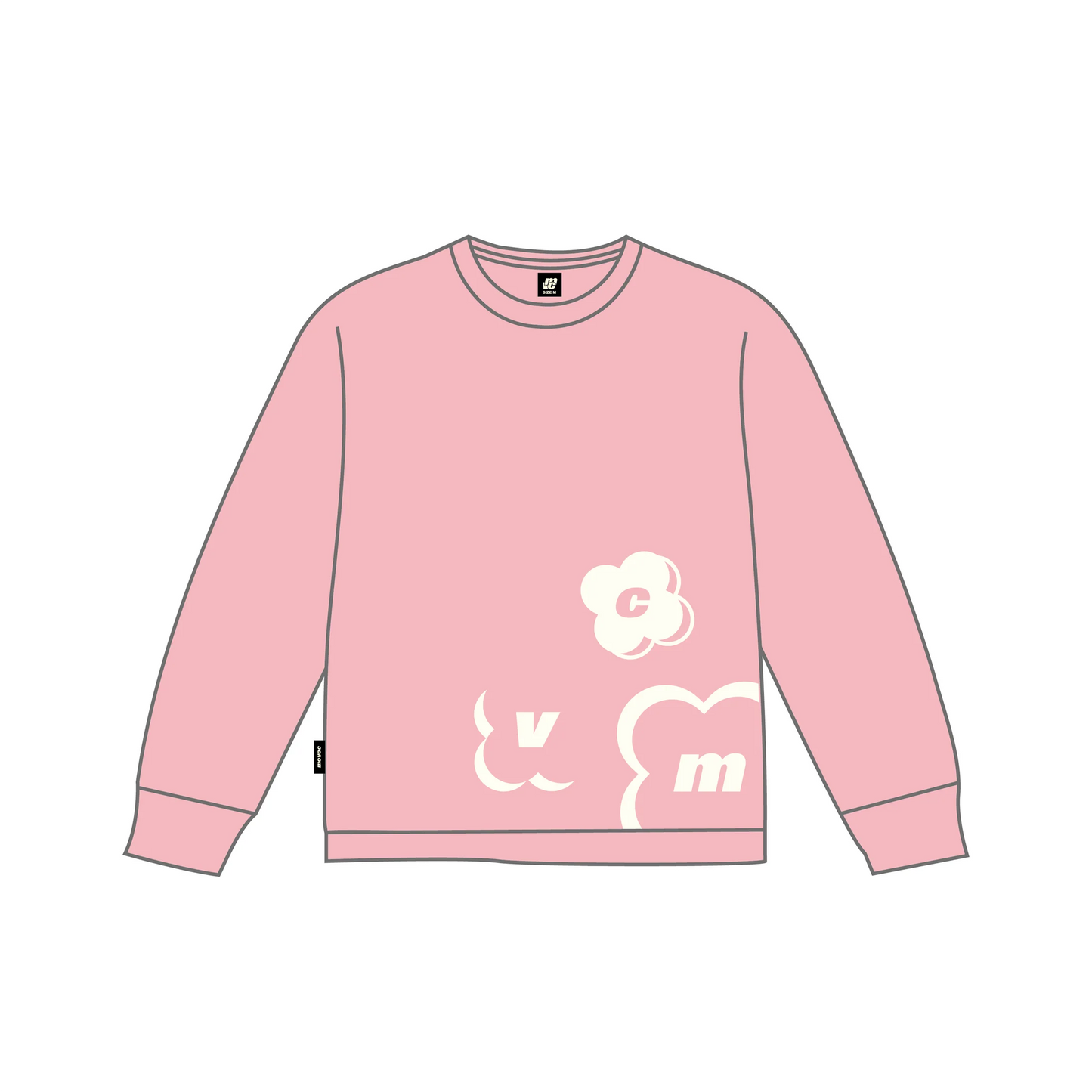 Fluffy Knit Rose Movo Clothing