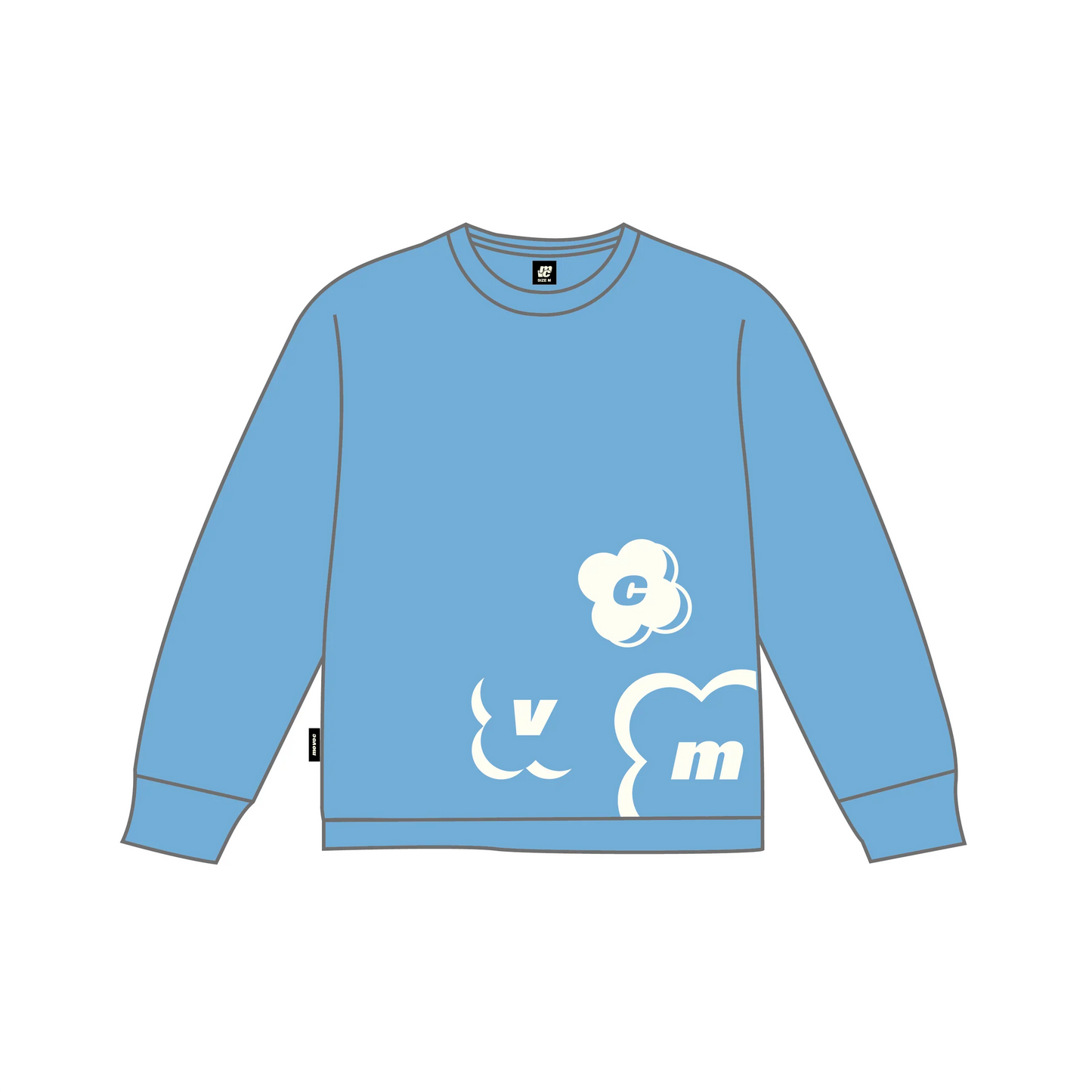 Fluffy Movo Clothing Blue