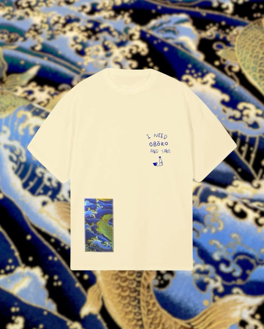T-shirt oboro "I need sake"