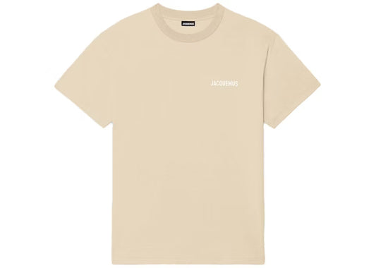 T-shirt Jacquemus Beige – Logo Minimal