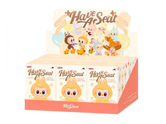 Pop Mart Labubu The Monsters Have a Seat Vinyl Plush Sealed Case (à l'unité)