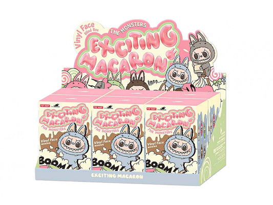 Pop Mart Labubu The Monsters Tasty Macarons Vinyl Face Sealed Case (à l'unité)
