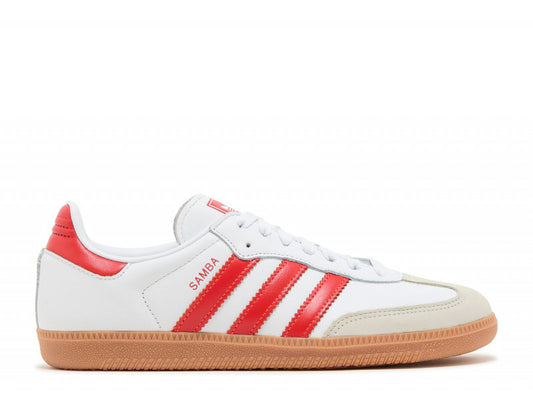 adidas Samba OG White Solar Red Gum (W)